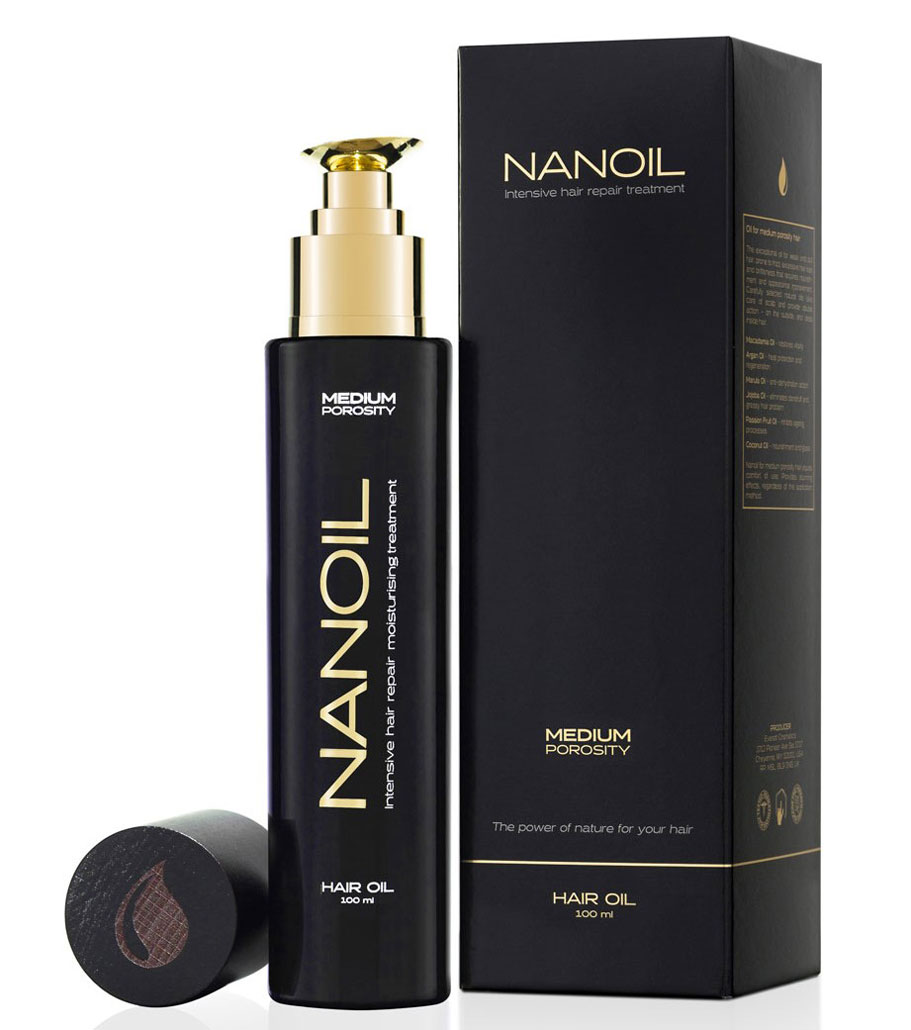 gesunde Haare mit dem Öl Nanoil